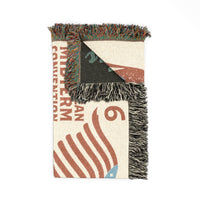 Dallas Elephant Skyline Woven Blanket — Angle | Dallas Republican Convention