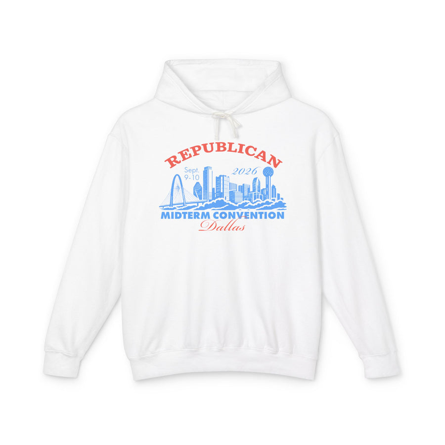 Collector's Finish the Fight Hoodie — Front, White | Dallas Republican Convention