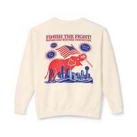 Collector's Finish the Fight Crewneck — Back, Ivory | Dallas Republican Convention
