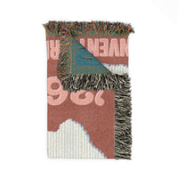 Texas Trump Blue/Red Woven Blanket — Angle | Dallas Republican Convention