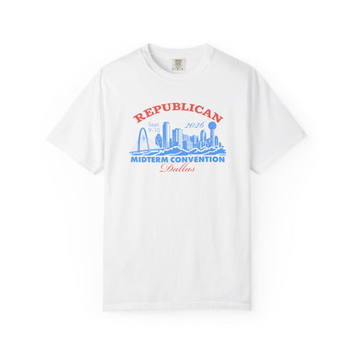 Collector's Finish the Fight Tee — Front, White | Dallas Republican Convention