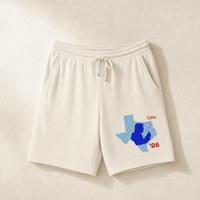 Texas Trump Navy/Red Lounge Shorts — Front, Ivory | Dallas Republican Convention