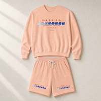 Dallas Blue Elephant Set — Crewneck + Shorts — Set, Peachy | Dallas Republican Convention