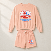 GO-Party! 2026 Set — Crewneck + Shorts — Set, Peachy | Dallas Republican Convention