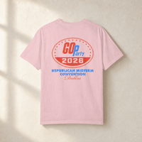 GO-Party! 2026 Tee — Back, Blossom | Dallas Republican Convention