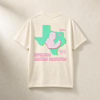 Texas Trump Green/Pink 2-Sided Tee — Back, Ivory | Dallas Republican Convention