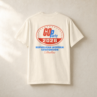 GO-Party! 2026 Tee — Back, Ivory | Dallas Republican Convention