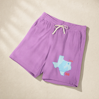 Texas Trump Baby-Blue/Red Lounge Shorts — Context, Neon Violet | Dallas Republican Convention