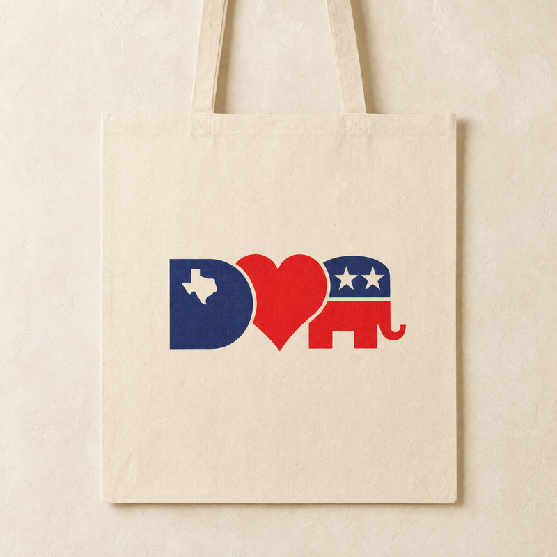 Dallas ♥ GOP Tote Bag — Front | Dallas Republican Convention