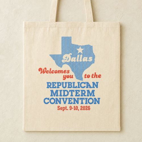 Dallas Welcomes You '26 Tote Bag — Front | Dallas Republican Convention