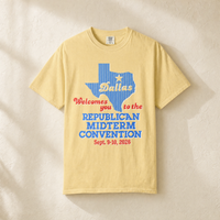 Dallas Welcomes You '26 Tee — Front, Butter | Dallas Republican Convention