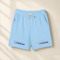 Dallas Blue Elephant Lounge Shorts — Front, Hydrangea | Dallas Republican Convention