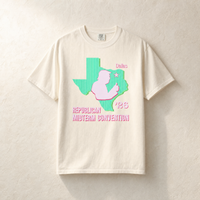 Texas Trump Green/Pink Tee — Front, Ivory | Dallas Republican Convention
