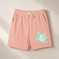 Texas Trump Green/Orange/Pink Lounge Shorts — Front, Peachy | Dallas Republican Convention