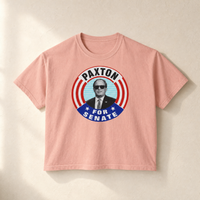 Paxton for Senate Boxy Tee — Front, Peachy | Dallas Republican Convention