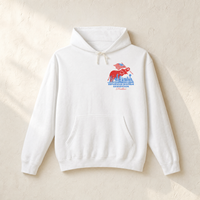 Retro Convention Hoodie — Front, White | Dallas Republican Convention