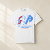 Vintage GOP Tee — Front, White | Dallas Republican Convention