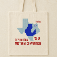 Texas Trump Navy/Red Tote Bag — Front | Dallas Republican Convention