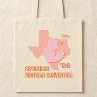 Texas Trump Sunburst Tote Bag — Front | Dallas Republican Convention