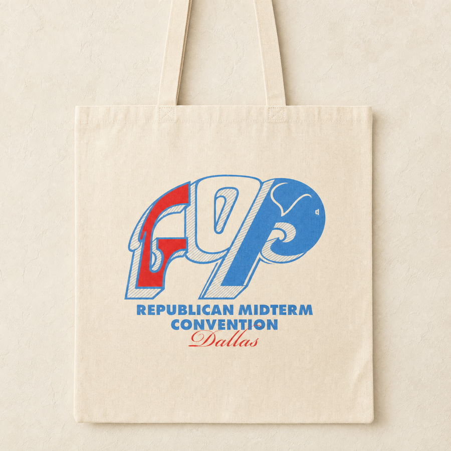 Vintage GOP Tote Bag — Front | Dallas Republican Convention