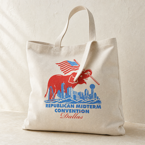Dallas Elephant Skyline Tote Bag — Filled | Dallas Republican Convention