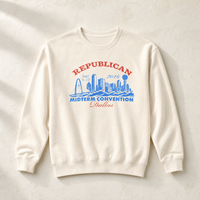 Dallas Skyline Crewneck — Front, Ivory | Dallas Republican Convention