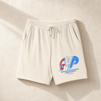 Vintage GOP Lounge Shorts — Front, Ivory | Dallas Republican Convention