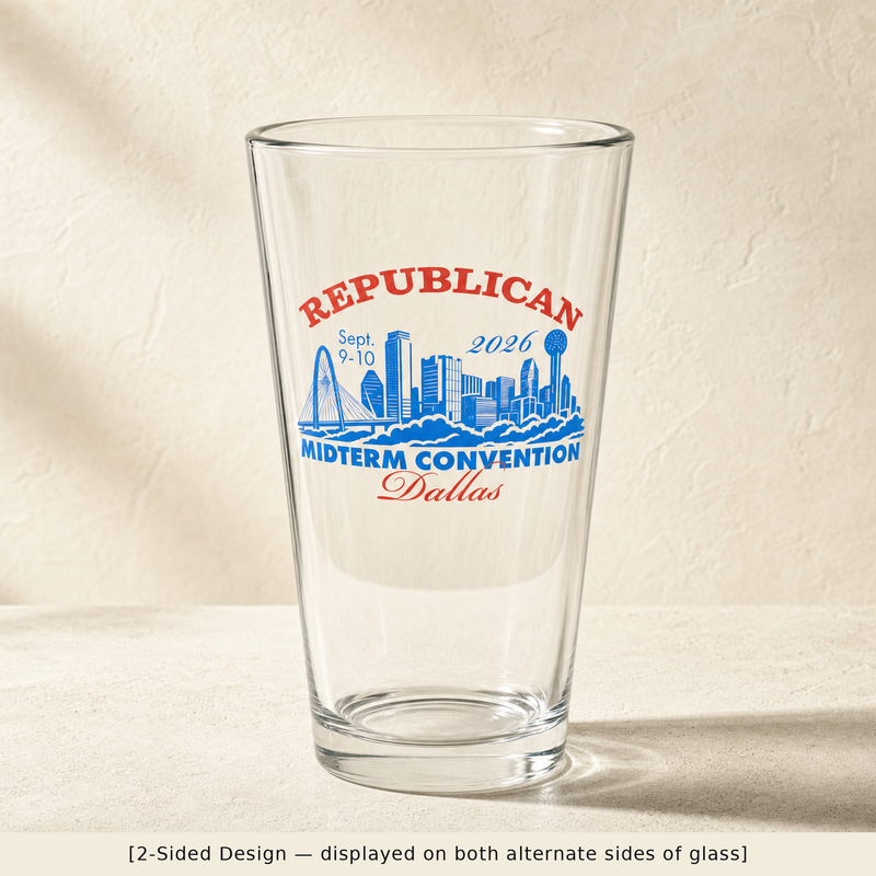 Dallas Skyline Pint Glass Set