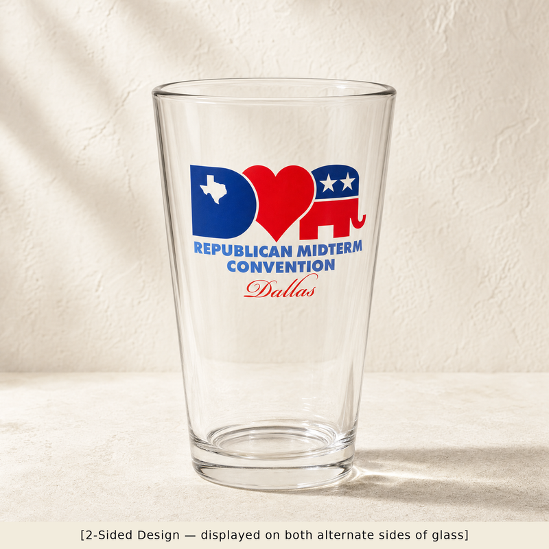 Dallas ♥ GOP Pint Glass Set