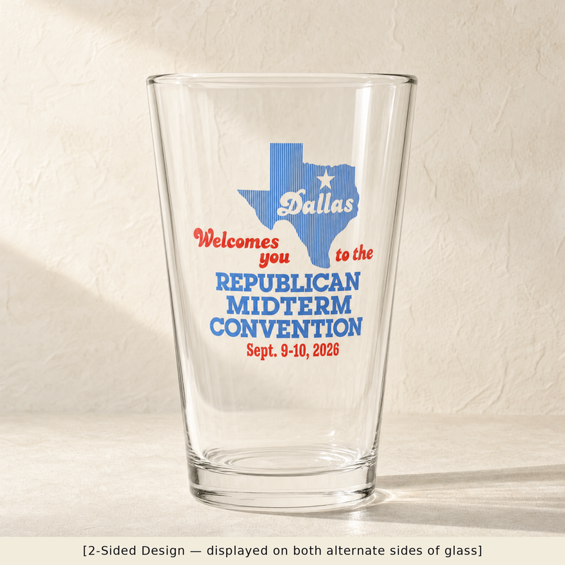 Dallas Welcomes You Pint Glass Set