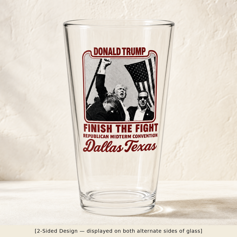 Trump Finish the Fight Pint Glass Set