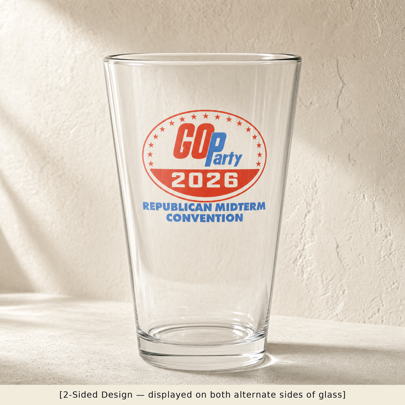 GO-Party! 2026 Pint Glass Set