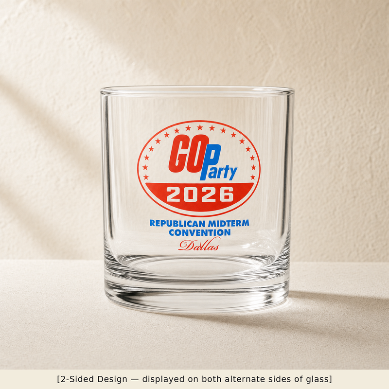 GO-Party! 2026 Rocks Glass Set
