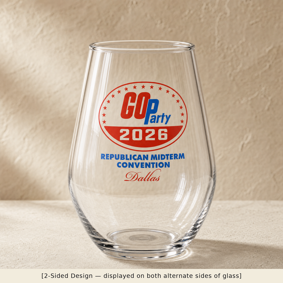 GO-Party! 2026 Stemless Wine Glass Set
