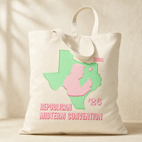 Texas Trump Green/Pink Tote Bag — Filled | Dallas Republican Convention