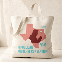 Texas Trump Red/Baby-Blue Tote Bag — Filled | Dallas Republican Convention
